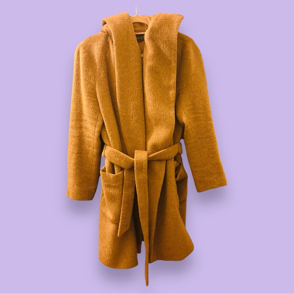 🌷Spring Fling Sale ~ Zara Women’s Camel Coat ~XL - Picture 5 of 6